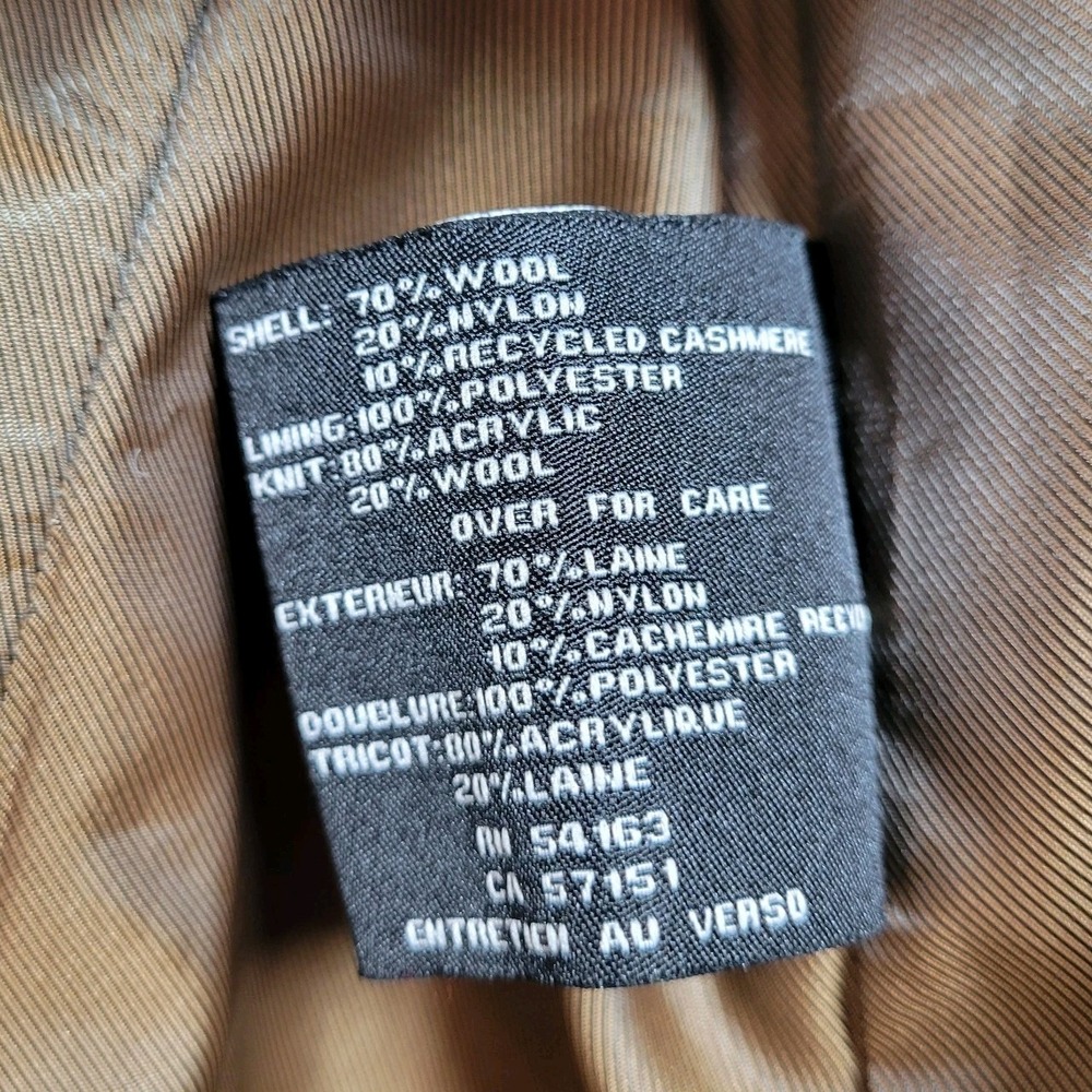 Cole Haan Tan Belted Coat - Picture 7 of 11